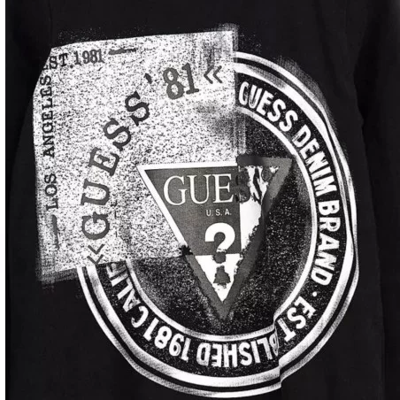 Μπλουζάκι για Αγόρι Guess L3BI40I3Z14-JBLK-celebritystores.gr