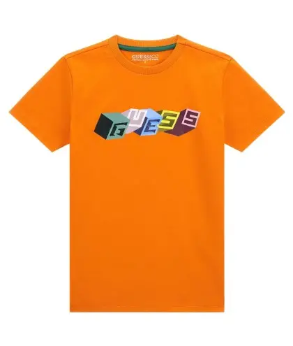 T-Shirt for Boy Guess L4RI02K8HM4-G3D8-celebritystores.gr