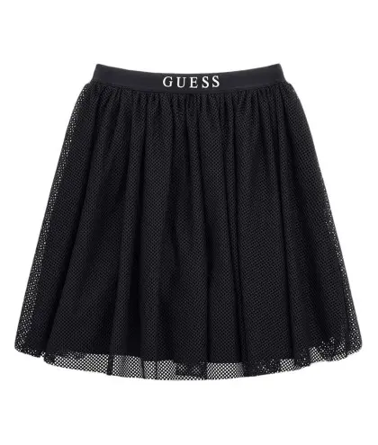 Skirt for Girl Guess J4RD14KACZ0-JBLK-celebritystores.gr