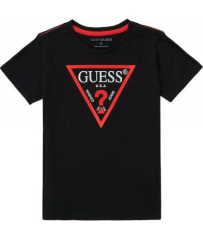 Unisex T-Shirt Guess N73I55K8HM0-JBLK-celebritystores.gr