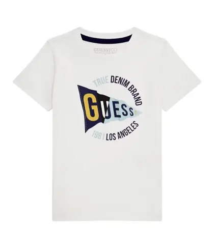 T-Shirt for Boy Guess N4GI01K8HM4-G011-celebritystores.gr