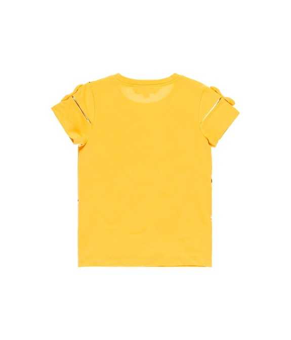 Μπλούζα t-Shirt με σκίσιμο στον ώμο για κορίτσια Boboli