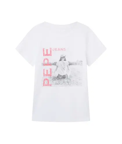 T-Shirt for Girl Pepe Jeans PG503083-celebritystores.gr