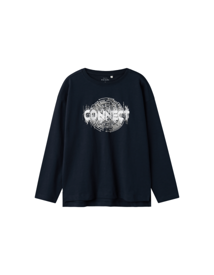 Μπλουζάκι για Αγόρι Name It 13231403-DarkSapphire - celebritystores.gr