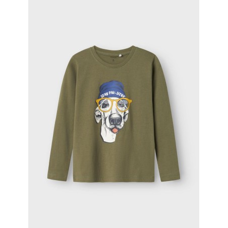 Blouse for Boy Name It 13231083-DEEPLICHENGREEN - celebritystores.gr