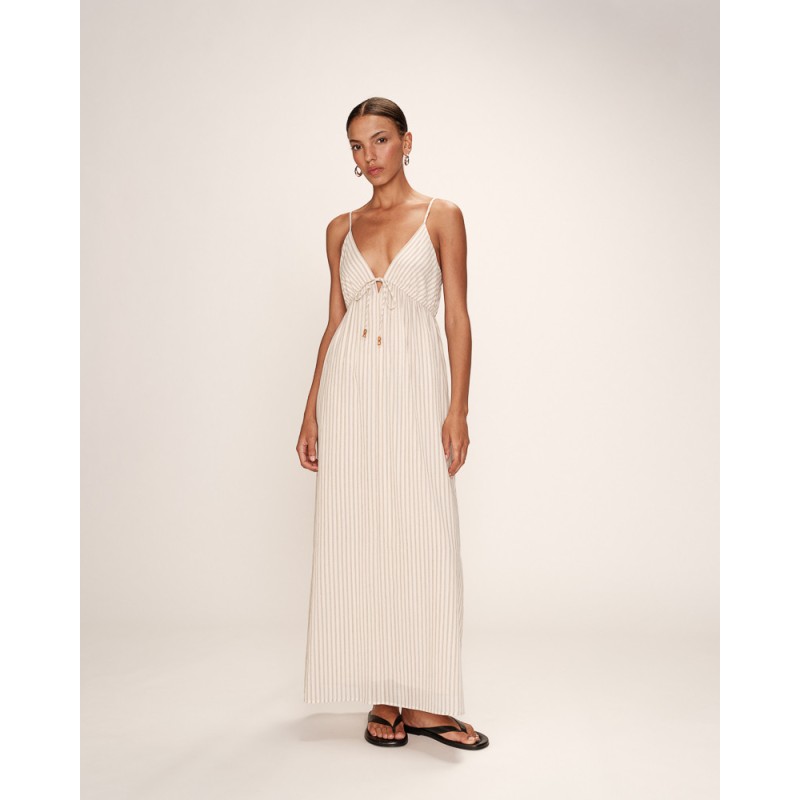 Woman's Dress Grace & Mila RAJA-ECRU-celebritystores.gr Woman's Dress Grace & Mila RAJA-ECRU-celebritystores.gr