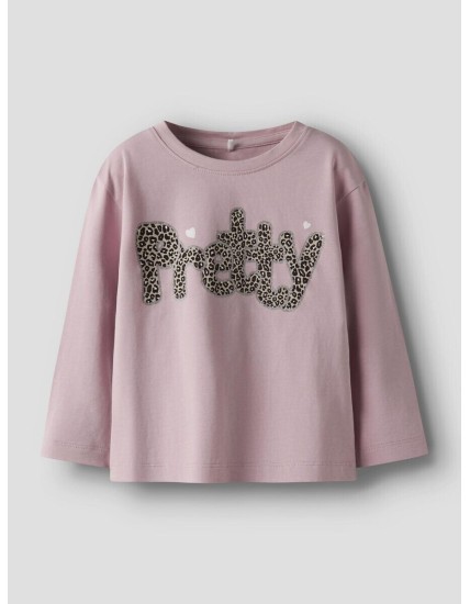 Μπλουζάκι για Κορίτσι Name It 13251158BurnishedLilac-celebritystores.gr