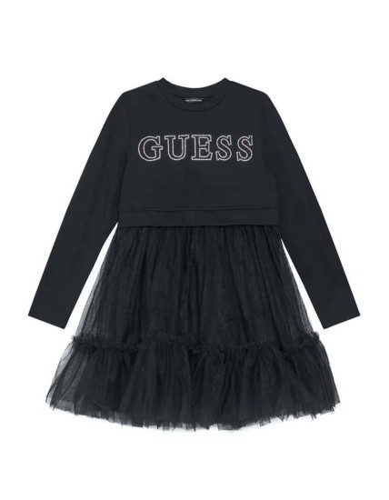 Dress for Girl Guess J5YK03KAUH0-JBLK-celebritystores.gr