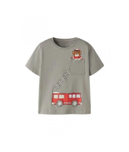 Μπλουζάκι για Αγόρι Name It 13255108Shadow/FireBear-celebritystores.gr