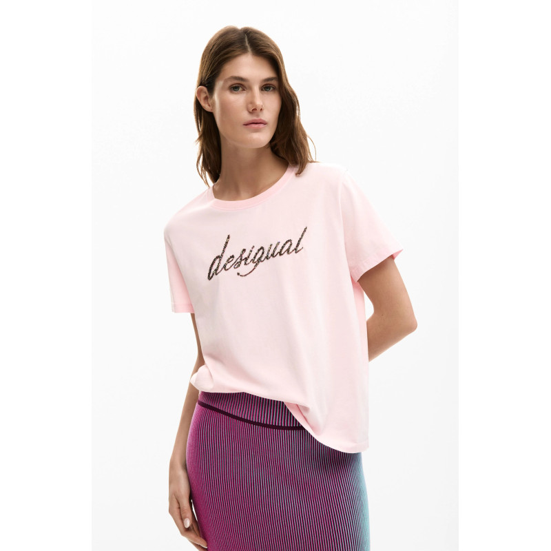 Woman's T-Shirt Desigual 26SWTK08-3025-celebritystores.gr