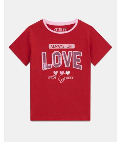 T-Shirt for Girl Guess  K6RI11K6YW4-G532-celebritystores.gr