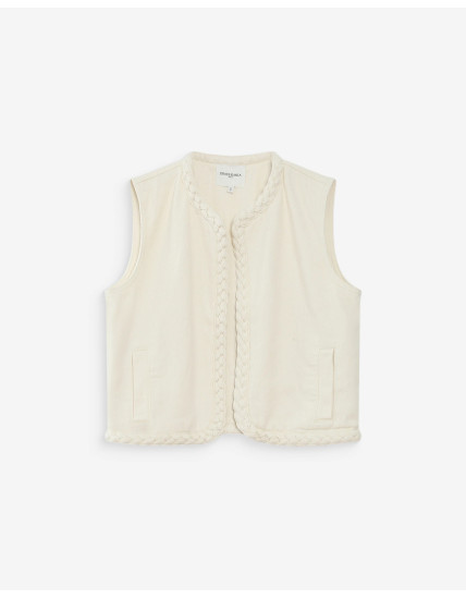 Woman's Sleeveless Grace & Mila VERONA-111001-ECRU-celebritystores.gr