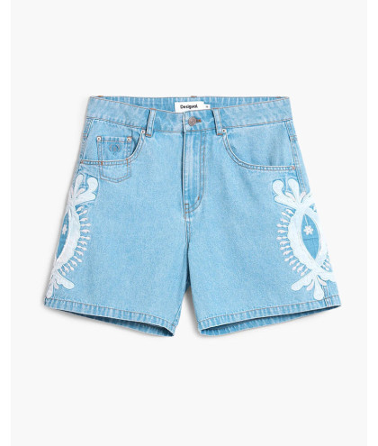 Γυναικείο Τζιν Σορτς Desigual 26SWDD45-5053-celebritystores.gr