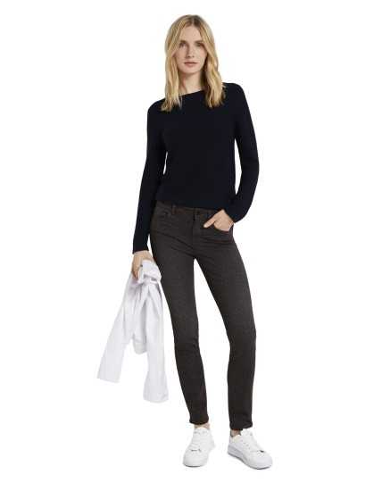 Woman's Trouser Alexa Slim Printed 1022793 Tom Tailor-celebritystores.gr