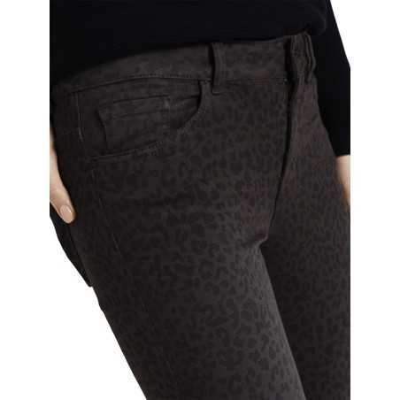 Woman's Trouser Alexa Slim Printed 1022793 Tom Tailor-celebritystores.gr