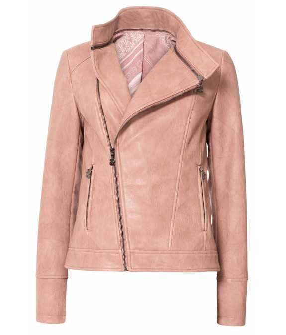 Woman's Leather Jacket Dante Desigual