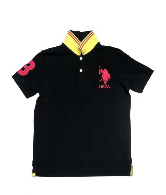 Κοντομάνικο Μπλουζάκι Fluo Polo για αγόρια US Polo