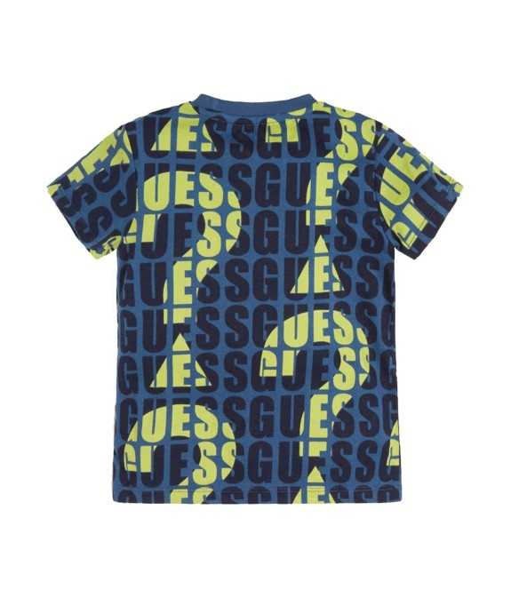 Κοντομάνικη Μπλούζα για Αγόρι Guess