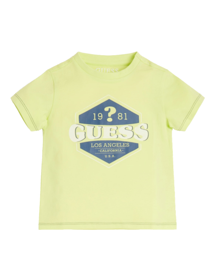 Κοντομάνικη Μπλούζα για Αγόρι N2RI02K8HM0-GLOW Guess-celebritystores.gr