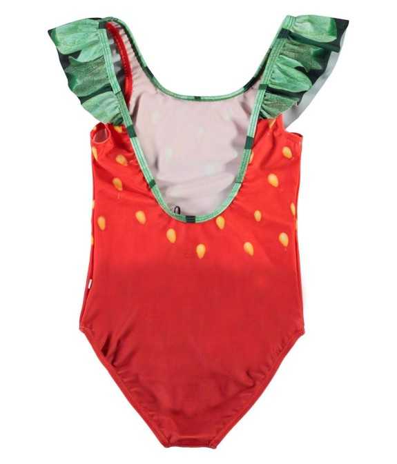 Girl's Strawberry-Shaped Swimsuit Molo