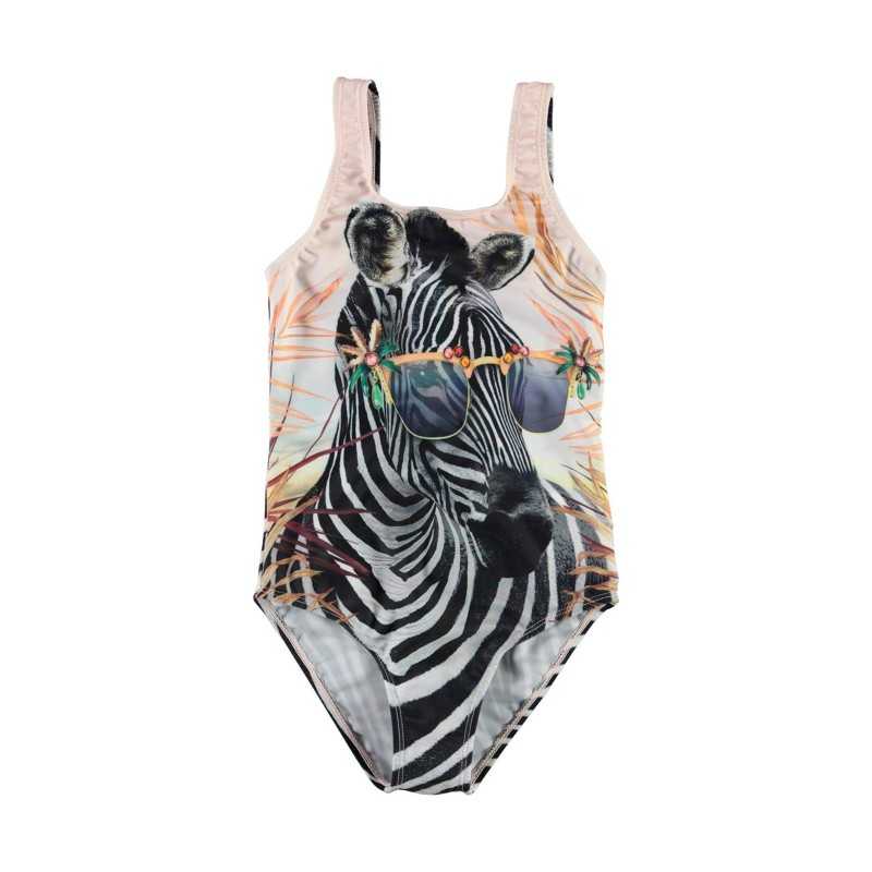 Girl's Swimsuit Nika Zebra Fun 8S22P513-7571 Molo-celebritystores.gr