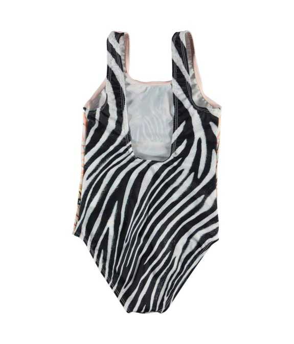 Girl's Swimsuit Nika Zebra Fun Molo