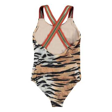 Girl's Swimsuit Neve Tiger Stripes 8S22P512-6438 Molo-celebritystores.gr