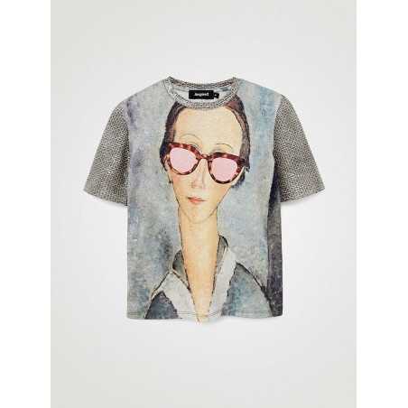 Woman's T-shirt Beatrice 22SWTKAE2015 Desigual-celebritystores.gr