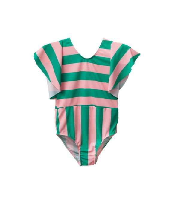 Girl's Swimsuit with Skirt Two in a Castle