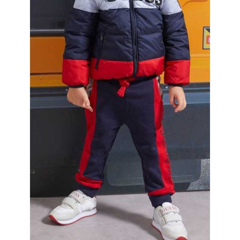 Tricolor Track Pants for Boy N2YQ12KA60-F75W Guess-celebritystores.gr