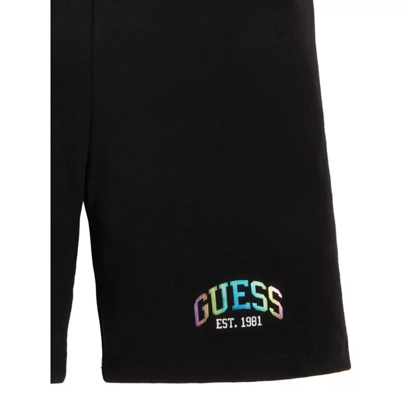 Leggings Shorts for Girl J3RD09J1311-JBLK Guess-celebritystores.gr