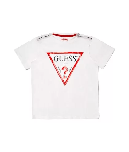 Μπλουζάκι για Αγόρι N73I55K8HM0-TWHT Guess-celebritystores.gr
