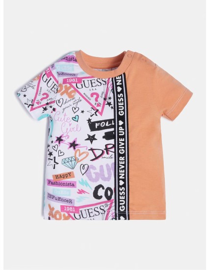 Μπλουζάκι για Κορίτσι K3RI24K6YW3-G3I1 Guess-celebritystores.gr