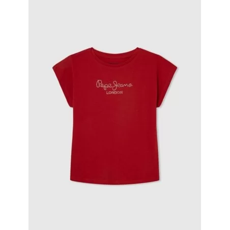 Short-sleeved T-shirt Nuria for Girls PG502460 Pepe Jeans-celebritystores.gr