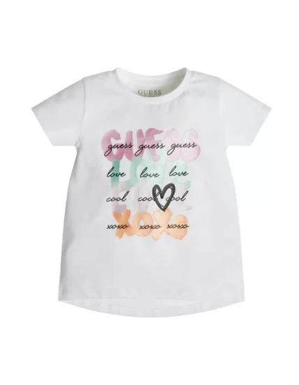 T-shirt for Girl K3RI02K6YW1-G011 Guess-celebritystores.gr