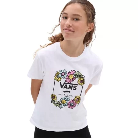 Μπλουζάκι για Κορίτσι VN00040MWHT Vans-celebritystores.gr