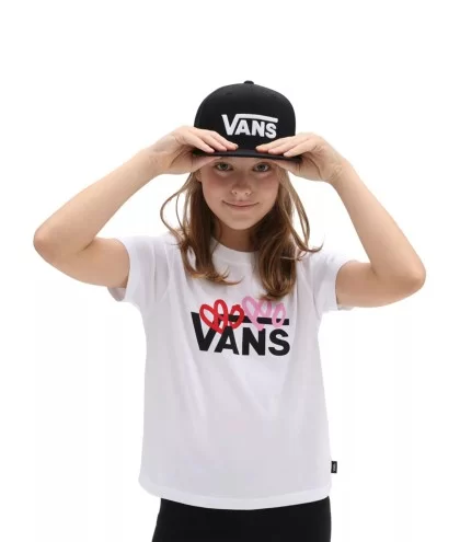Μπλουζάκι για Κορίτσι VN00040PWHT1 Vans-celebritystores.gr
