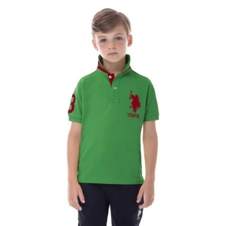 Μπλουζάκι για Αγόρι 6524741029-342 U.S. Polo-celebritystores.gr